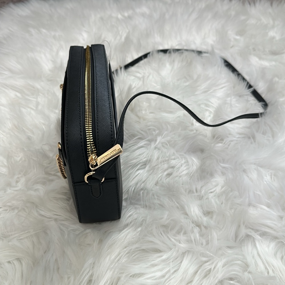 Michael kors black gold chain crossbody- New - Picture 3 of 10
